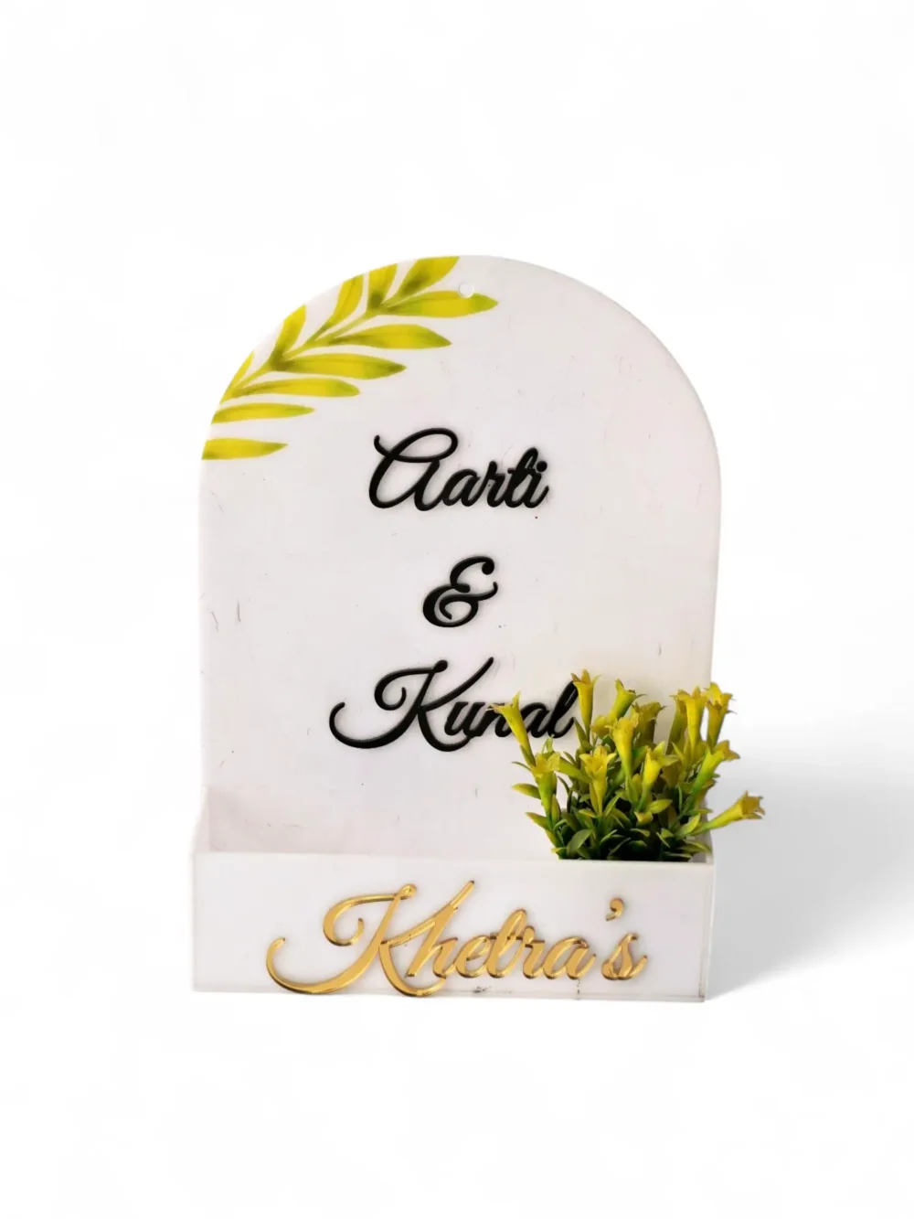 Planter Name Plate