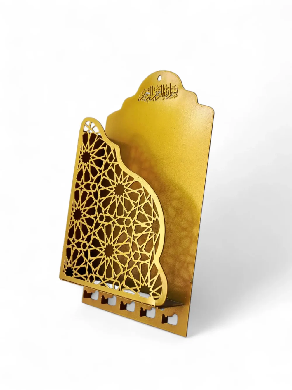 Premium Personalized Metal Quran Box for Wall with Hooks - Image 3