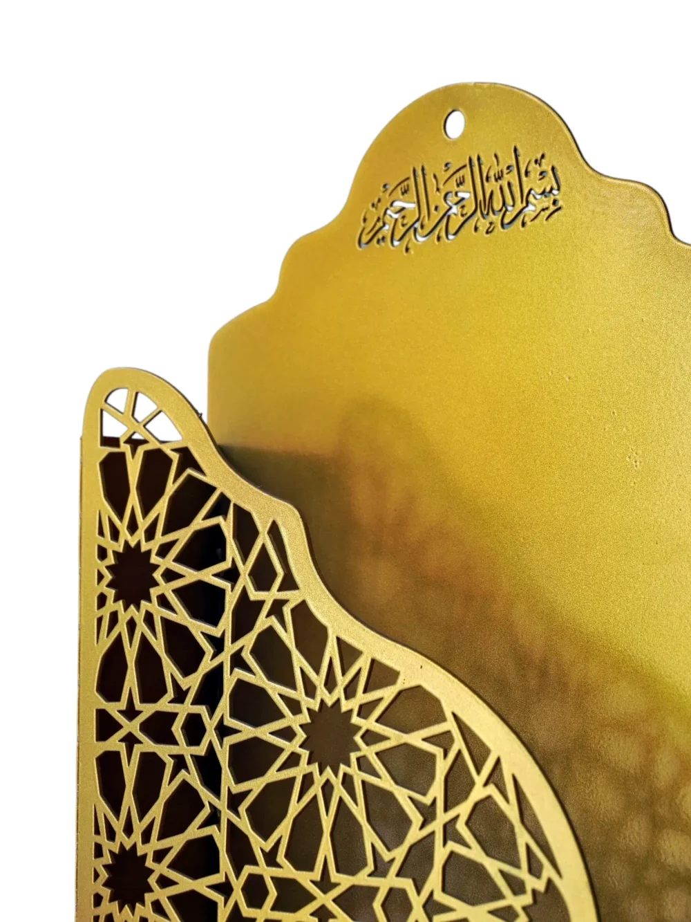 Premium Personalized Metal Quran Box for Wall with Hooks - Image 2