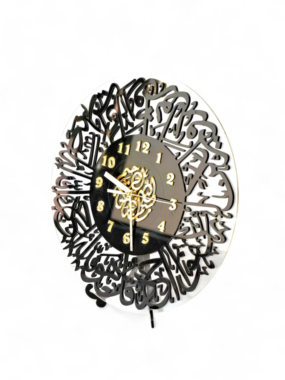 Surah Ikhlas Wall Clock(Black) - Image 3